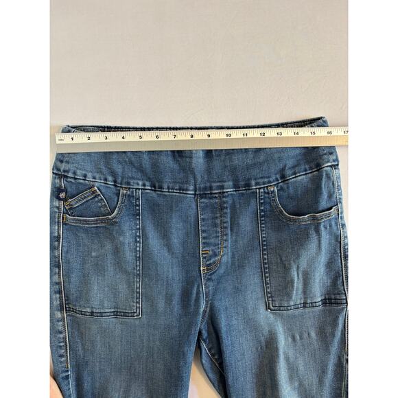 Rock & Republic Women's 16 Fever Pull On Slimming Cure Denim Rx Jeans Stretch - Picture 7 of 10